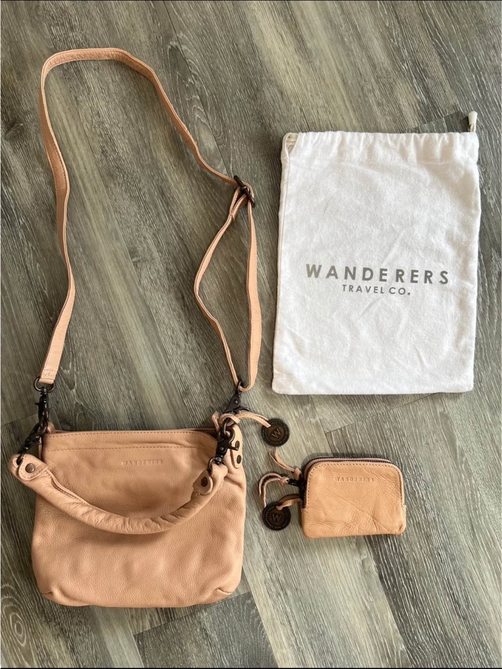 The Athens Crossbody - Blush Pink Leather Shoulder Bag